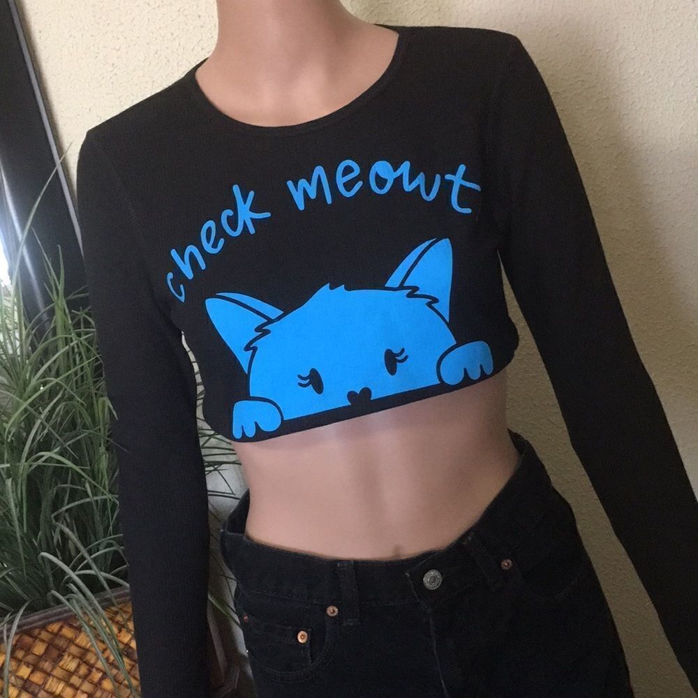 Check Meowt CropTop